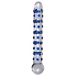 CRYSTAL GLASS PLEASURE WAND clear 19cm