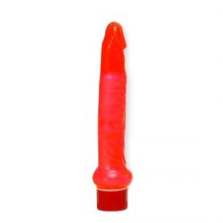Vibrátor JELLY tenký ružový