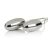 Vibračné vajíčko DOUBLE POCKET Exotics silver