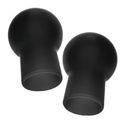 Prísavky na bradavky Nipple Play SILICONE ADVANCED čierne