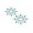 Lepítka GLORIA glittering jewelry green and blue 3 ks