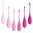 Sada vaginálnych činiek LESLIE Kegel FIT SET 6 ks pink