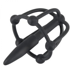 Dilatory You2Toys Penis Plug with GLÄNSA Cage black