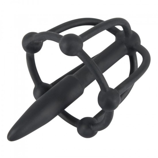 Dilatory You2Toys Penis Plug with GLÄNSA Cage black