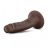 Dildo BLUSH DR. SKIN 5.5INCH COCK WITH SUCTION cup brown
