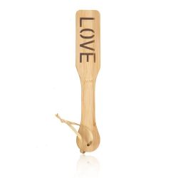 Bambusová plácačka LOVE, 32 cm