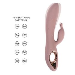 Vibrátor Kate so stimuláciou klitorisu, 10 vibrácií