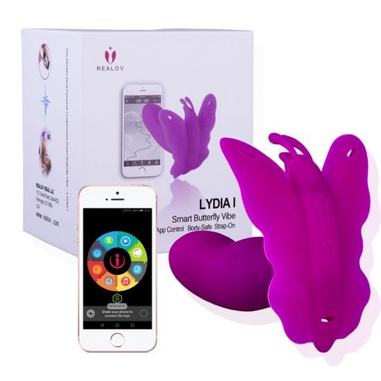 Vibračný Motýlik Lovely Delight, ovládanie- Smartphone APP