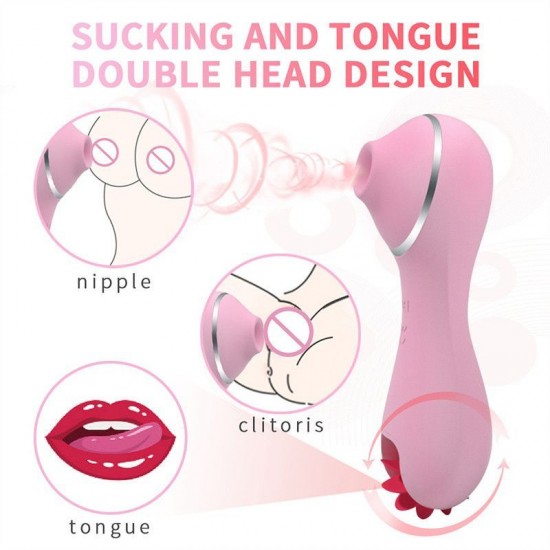 OPET135 Vyhrievaný Womanizer a stimulácia klitorisu jazykom