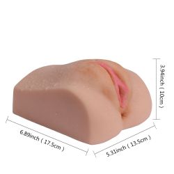 Mitchell pussy realistická vagína a anal s vibrácií, masturbator 1,4kg