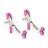 Štipce na bradavky so zvončekmi Bad Women adjustable nipple clamps