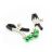 Skřipce na bradavky se zvonečky Bad Women  adjustable nipple clamps