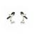 Skřipce na bradavky se zvonečky Bad Women  adjustable nipple clamps