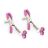 Skřipce na bradavky se zvonečky Bad Women  adjustable nipple clamps