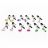 Skřipce na bradavky se zvonečky Bad Women  adjustable nipple clamps