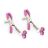 Štipce na bradavky so zvončekmi Bad Women adjustable nipple clamps