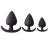 Butt Plugs Sets Black Velvet análny plug set