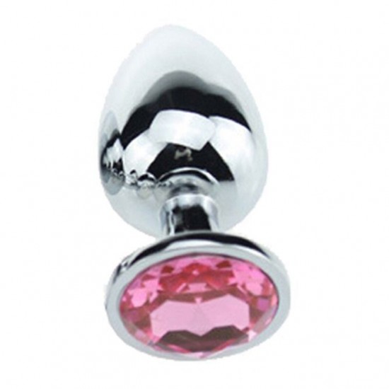 Análny kolík Love SILVER Crystal Plug