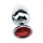 Análny kolík Love SILVER Crystal Plug