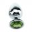 Análny kolík Love SILVER Crystal Plug