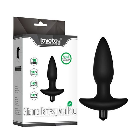 Silicone Fantasy Anal Plug, Análny kolík vibračný, Lovetoy