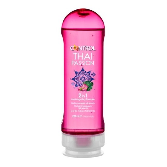 Masážny gél CONTROL 2v1 MASSAGE + PLEASURE THAI PASSION 200 ml