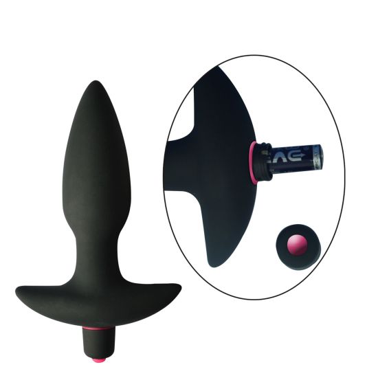 Kolík análny vibračný BLACK Rose
