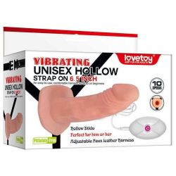 Unisex Vibračný nasadzovací penis Strap-on pripínací LOVETOY