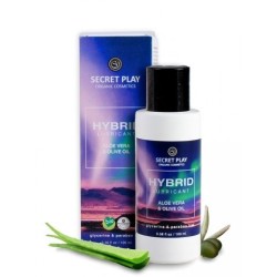 Lubrikačný gél SECRET PLAY Hybrid Aloe Vera and Olive oil 100 ml