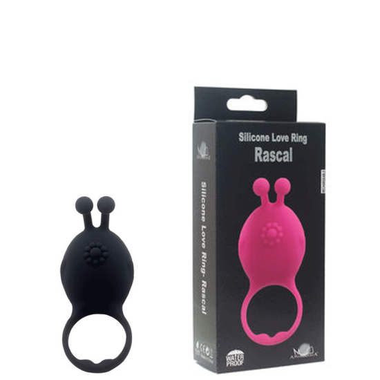 Silicone LOVE ring Rascal, silikónový erekčný krúžok na penis, nabíjací, vodeodolný