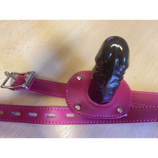 Kožený kolík s penisom, Stehenný Pás, Dildo na vagínu alebo anál