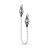 Škripce na bradavky EasyToys Japanese Clover Clamps With Chain