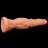 Votrelec, dvojvrstvové silikónové dildo, dĺžka 24cm
