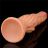 Votrelec, dvojvrstvové silikónové dildo, dĺžka 24cm