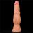 Votrelec, dvojvrstvové silikónové dildo, dĺžka 24cm