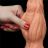 Votrelec, dvojvrstvové silikónové dildo, dĺžka 24cm