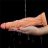 Votrelec, dvojvrstvové silikónové dildo, dĺžka 24cm