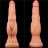Votrelec, dvojvrstvové silikónové dildo, dĺžka 24cm