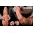 Votrelec, dvojvrstvové silikónové dildo, dĺžka 24cm