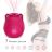 Womanizer na clitoris a prsné pradavky Flower vibrator Rose Shape