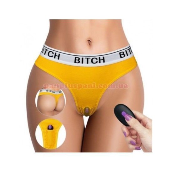 Sexy BITCH Tangá, vibračné nohavičky Lovetoy zn. INGEN