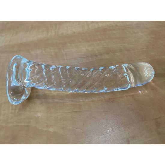 Sklenené dildo 16cm