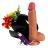 E-Line vibračný penis Robert 21,5 cm, telový