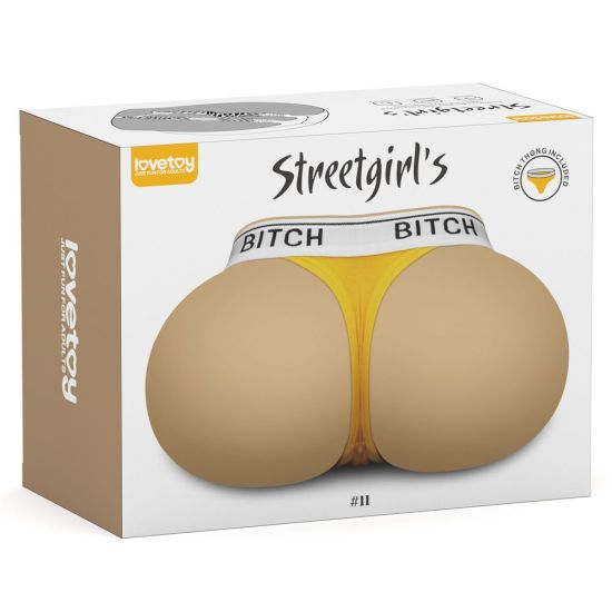 Masturbátor Streetgirl´s nr.11 s pekne roztiahnutou vagínou a sexy ružovkastými pyskami ohanbia, + Tangá, 2,45 kg