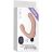 IJOY Strapless Strap on, Nabíjací, Dvojité dildo, Telová farba
