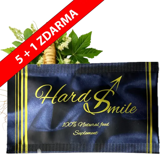 Hardsmile - Akcia 5+1 Zadarmo, Dlhotrvajúci účinok, 12 bylín-100% prírodné zloženie, Erekcia do 30 minút