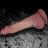 8.5'' Vibrating Dual Density Power Cock,  vibrační dildo s dvojí hustotou materiálu