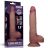 19,5 cm Sliding Skin Pro II dvouvrstvý silikonový dildo, posuvná kůže jako když honíte rukou, NOVINKA