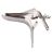 Vaginal speculum - vaginální zrcátko, erotický vaginální vizorátor, kovový roztahovák vaginy, stříbrný